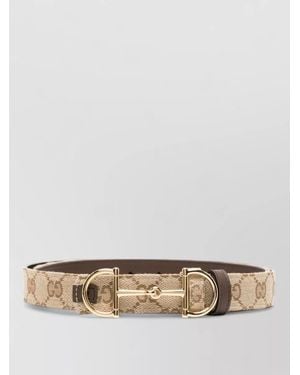 Gucci Reversible Gg Supreme Canvas Belt - Multicolour