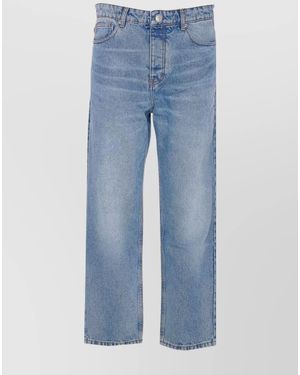 Ami Paris Denim Tapered-Leg Jeans - Blue