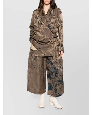 Uma Wang Linen Blend Suit Jacket - Natural