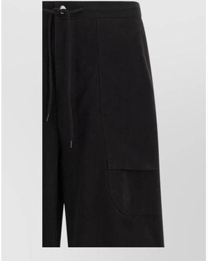 Entire studios Cargo Pants Wide Leg Back And Side Pockets - Black