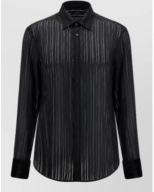 Gucci Silk Dress Shirt - Black