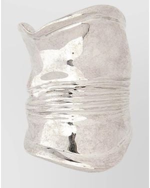 Jean Paul Gaultier Brass Ring - White