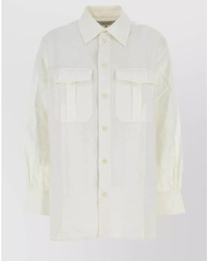 Marine Serre Cotton Shirt - White