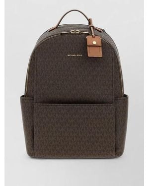 Michael Kors Canvas Sable Backpack Medium Size - Brown