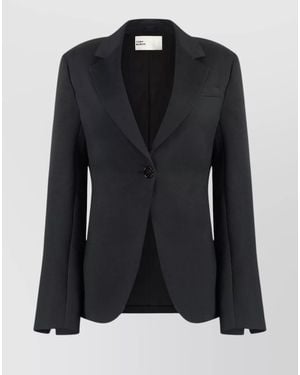 Tory Burch Crepe Blazer - Black