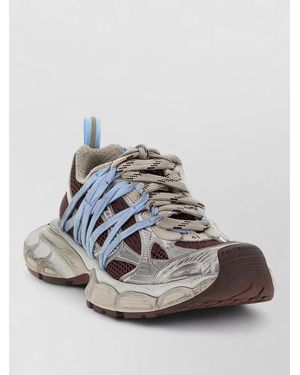 Balenciaga 3Xl Interlace Low-Top Trainers - Metallic