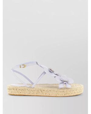 Zimmermann Leather Orchid Sandals - Metallic