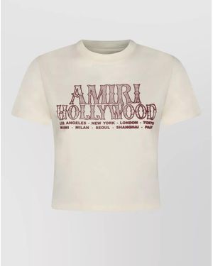 Amiri T-Shirt With Logo - White