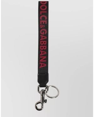 Dolce & Gabbana Logo Keychain - White