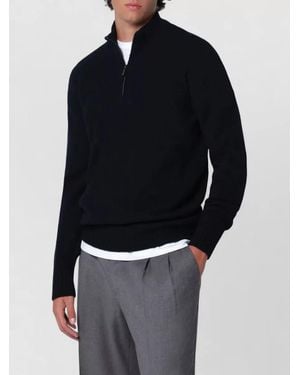 Drumohr Fine-Knit Wool Sweater - Blue
