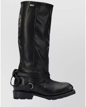 Our Legacy "Cattle Hide" Knee Boots - Black