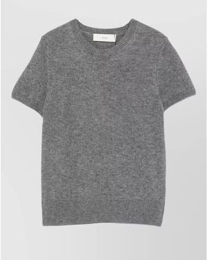 DUNST Wool Crewneck Sweater - Gray