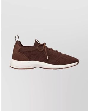 Dior Knit Upper Trainers Rubber Sole - Brown
