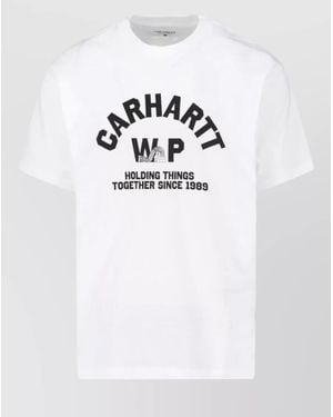 Carhartt Short Sleeve Crew Neck Graphic Shirt - White