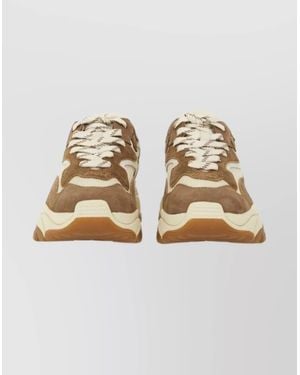 Ash Modern Chunky Sole Multi-Tone Sneakers - Metallic