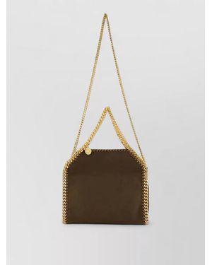 Stella McCartney Falabella Mini Chain Shoulder Bag - Natural