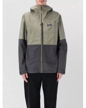 Patagonia Boulder Hooded Rain Jacket Colour Block - Grey
