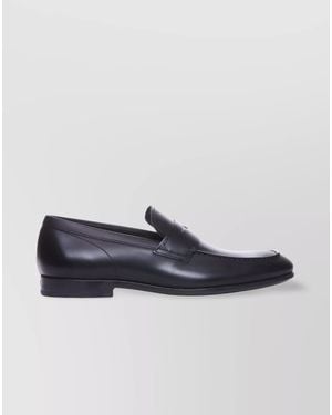 Tod's Leather Penny Loafers - Blue