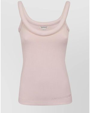 McQueen Logo Tank Top - Pink