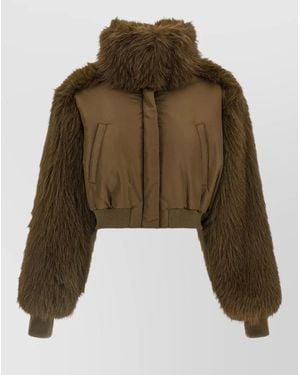 Fabiana Filippi Wool Cropped Jacket - Green