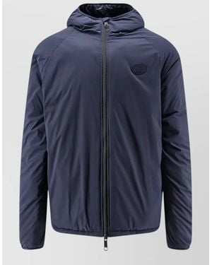 Burberry Dunwich Hooded Nylon Jacket Ekd Patch - Blue