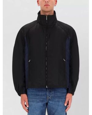 DIESEL Kaye Jacket Color Block High Collar - Blue