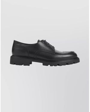 Celine Leather Derby Shoes - Black