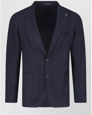 Tagliatore Single Breasted Blazer Slim Tailored Fit - Blue
