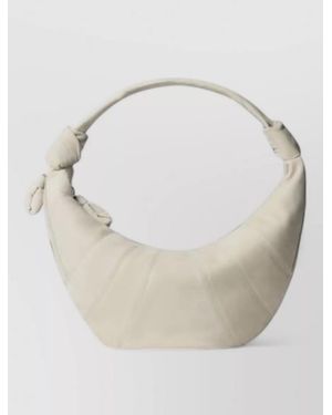 Lemaire Fortune Croissant Shoulder Bag Curved Handle - Natural