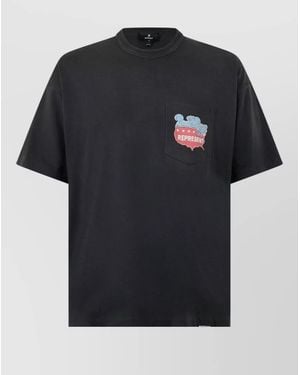 Represent Comfortable Logo T Shirt Crew Neck - Black