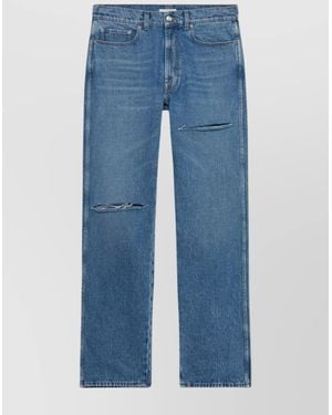 1989 STUDIO Denim Straight-Leg Trousers - Blue