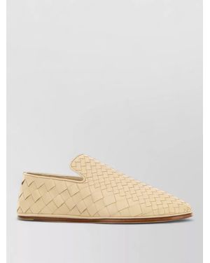 Bottega Veneta Sunday Slip-On Flats - Natural