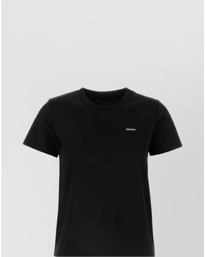 Tatras Crew Neck Short Sleeves Cotton T-Shirt - Black
