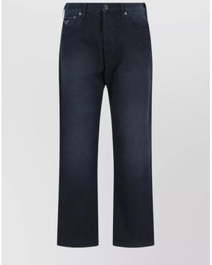 Prada Straight-Leg Trousers - Blue