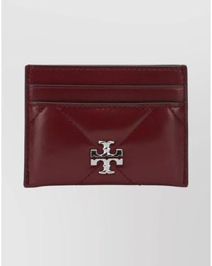 Tory Burch Leather Cardholder - Red