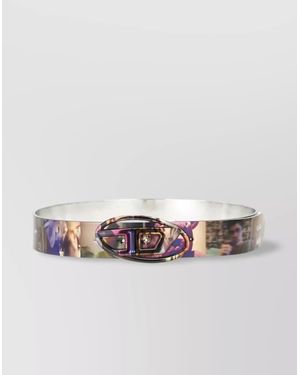 ベルト Diesel Belt With Livestream Print Women's Belt with Livestream print | Multicolor | Diesel