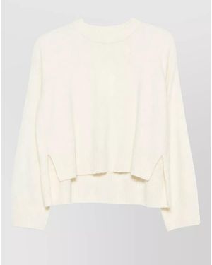C.t. Plage Wool Crewneck Jumper - Natural