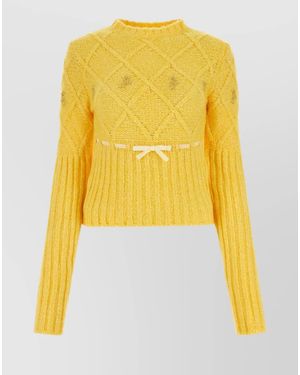 Cormio Fine-Knit Jumper - Yellow