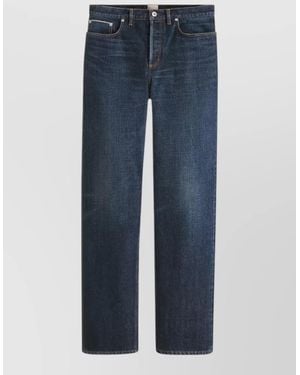 Dior Straight Leg Denim Jeans Five Pocket Design - Blue