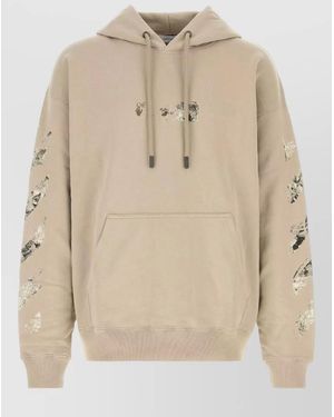 Off-White c/o Virgil Abloh Cotton Sweatshirt - Natural