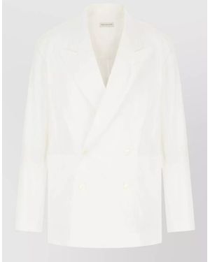 Dries Van Noten Cotton Blazer - White