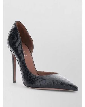 Paris Texas Vera Pump Calfskin Pointed Toe Stiletto - Grey
