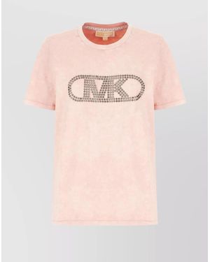 Michael Kors Cotton T-Shirt - Pink