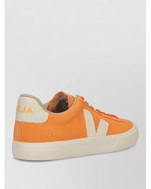 Veja Suede Low-Top Trainers - Orange