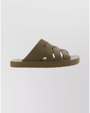 Bottega Veneta Rubber Sandals - Brown