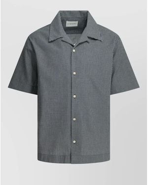 Givenchy Casual Logo Shirt Short Sleeves Chequered - Grey