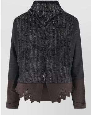 Kiko Kostadinov Silk Single-Breasted Coat - Black