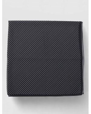 Frankie Shop Marais Striped Hair Square Scarf - Black