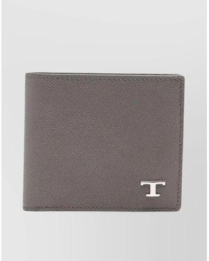 Tod's Leather Wallet - Grey