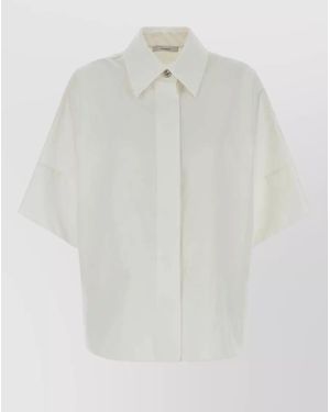 Givenchy Boxy Short Sleeve Shirt Menswear Edit - White